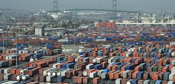 west coast ports, imports, NRF